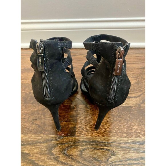 EXPRESS Black Strap Stilleto Heels - Size 7 - Picture 5 of 5
